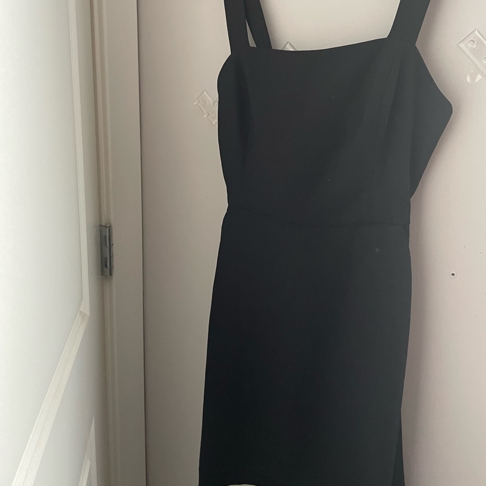 Black Wilfred Open Back Dress